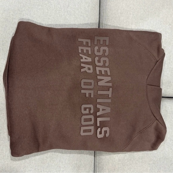 Essentials FEAR OF GOD Hoodie BRAND NEW XL AUTHENTIC (Plum color) - Picture 5 of 5